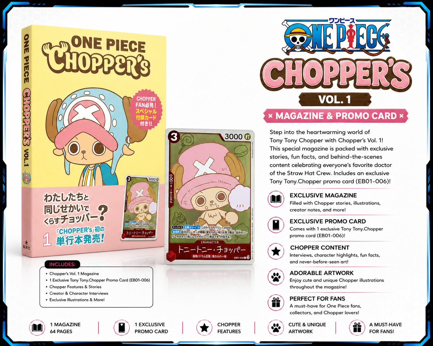 One Piece - Chopper's Vol 1 Magazine